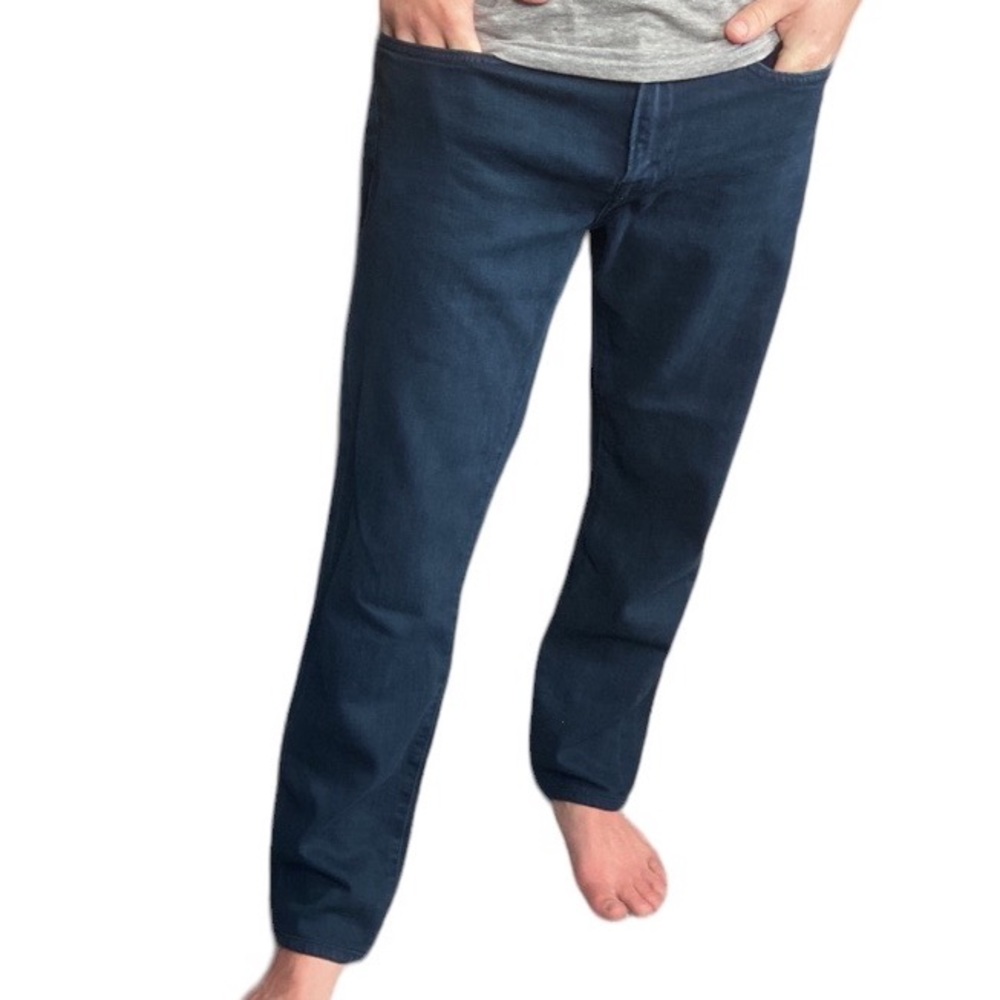 Frame‎ L’Homme Jeans Mens Slim Pants Size 32 Dark Blue Wash Msrp $228
